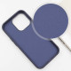 Шкіряний чохол SnapCase with MagSafe для Apple iPhone 15 Pro  Dark Blue