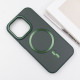 Шкіряний чохол SnapCase with MagSafe для Apple iPhone 15 Pro  Green