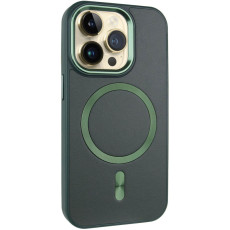 Шкіряний чохол SnapCase з Magnetic Fit для Apple iPhone 15 Pro  Green
