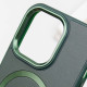 Шкіряний чохол SnapCase with MagSafe для Apple iPhone 15 Pro  Green