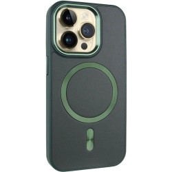 Шкіряний чохол SnapCase with MagSafe для Apple iPhone 15 Pro Max Green  (ITS-L-00000075478_5)