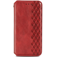 Шкіряний чохол-книжка GETMAN Cubic (PU) для ZTE Blade v2020 Червоний  (ITS-L-00000041841_3)