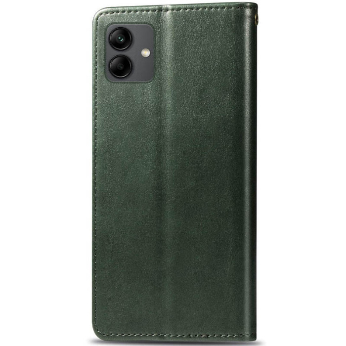 Шкіряний чохол-книжка GETMAN Gallant (PU) для Samsung Galaxy A06 Зелений