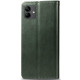 Шкіряний чохол-книжка GETMAN Gallant (PU) для Samsung Galaxy A06 Зелений