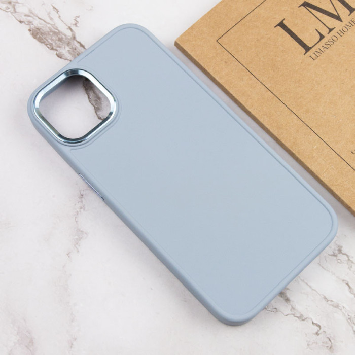 TPU чохол Bonbon Metal Style для Apple iPhone 14 Plus Блакитний/Mist blue