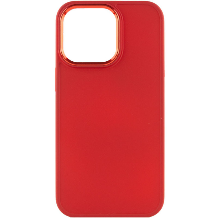 TPU чохол Bonbon Metal Style для Apple iPhone 14 Pro Max Червоний/Red