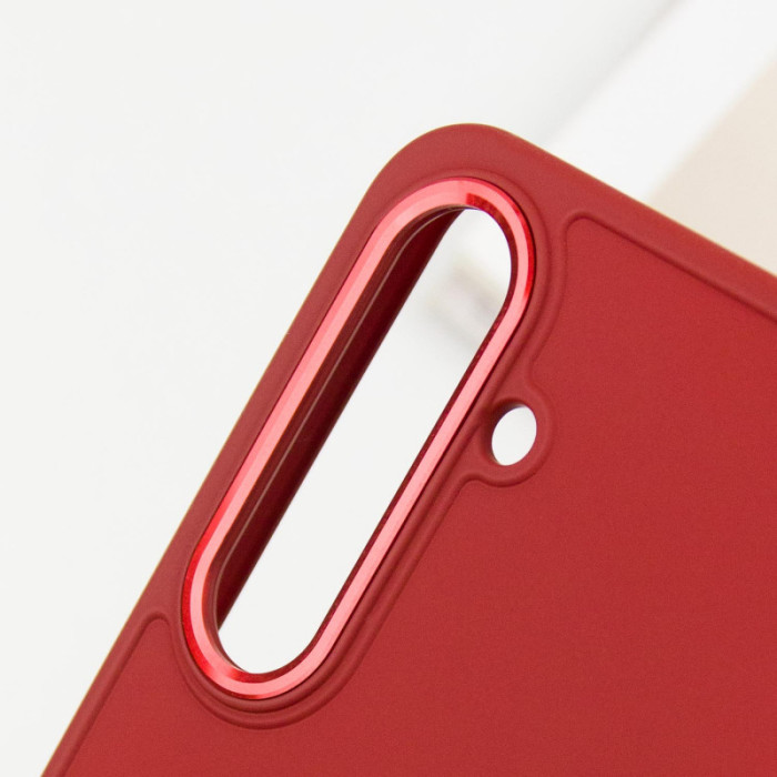 TPU чохол Bonbon Metal Style для Samsung Galaxy S23+ Червоний/Red