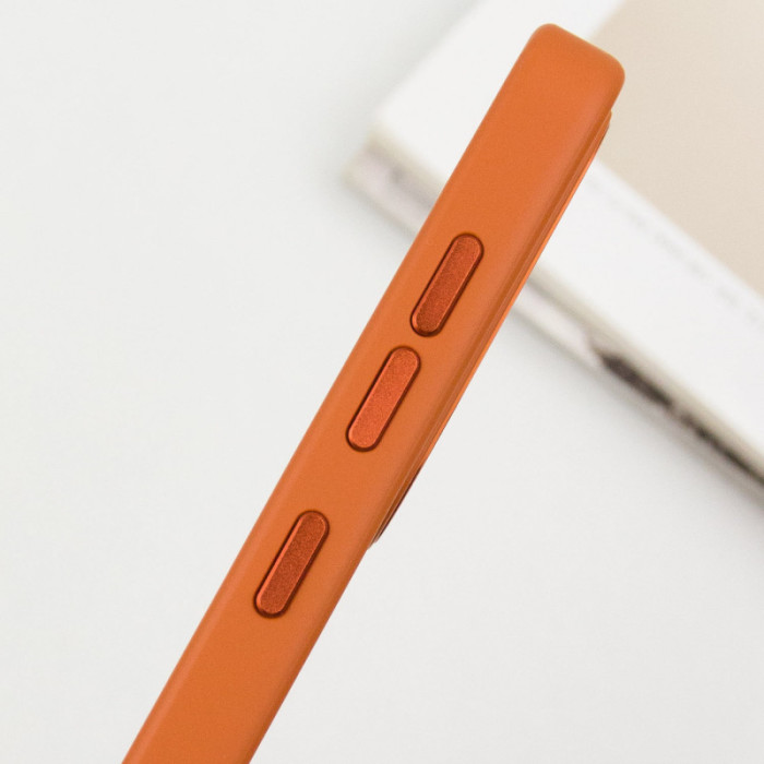 TPU чохол Bonbon Metal Style для Samsung Galaxy S23+ Помаранчевий/Papaya  (ITS-L-00000063123_7)
