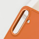 TPU чохол Bonbon Metal Style для Samsung Galaxy S23+ Помаранчевий/Papaya  (ITS-L-00000063123_7)