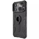 TPU+PC чохол Nillkin CamShield Armor (шторка на камеру) для Apple iPhone 15 Pro Max Чорний  (ITS-L-00000066559_4)