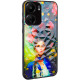 TPU+PC чохол Prisma Ladies для Xiaomi Redmi 13C/Poco C65 Peonies