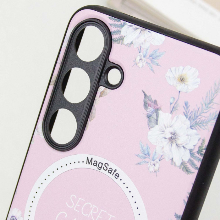 TPU+PC чохол Secret Garden with MagFit для Samsung Galaxy S24+ Pink