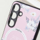 TPU+PC чохол Secret Garden with MagFit для Samsung Galaxy S24+ Pink