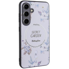 TPU+PC чохол Secret Garden with MagFit для Samsung Galaxy S24+ White  (ITS-L-00000074748_5)