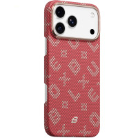 TPU+PC чохол Blueo Gilded Tactile Woven з Magnetic Fit для Apple iPhone 17 Pro (6.3') Red