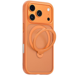 TPU+PC чохол Blueo Skin Friendly 360 Rotatable Stand with MagSafe для Apple iPhone 17 Pro Max (6.9') Orange  (ITS-L-00000083580_2)