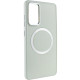 TPU чохол Bonbon Metal Style with MagSafe для Samsung Galaxy S23 Білий/White