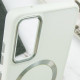 TPU чохол Bonbon Metal Style with MagSafe для Samsung Galaxy S23 Білий/White