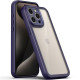 TPU чохол Transparent + Colour 1,5mm для Apple iPhone 13 Pro  Purple