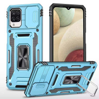 Ударостійкий чохол Camshield Army Ring для Samsung Galaxy M53 5G Блакитний/Light Blue  (ITS-L-00000055275_1)