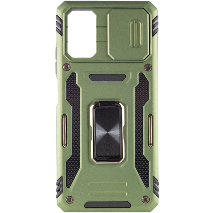 Ударостійкий чохол Camshield Army Ring для Xiaomi Poco X5 5G/Note 12 5G Оливковий/Army Green  (ITS-L-00000064647_4)