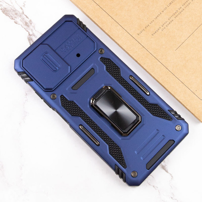 Ударостійкий чохол Camshield Army Ring для Xiaomi Poco X5 5G/Note 12 5G Синій/Navy  (ITS-L-00000064647_6)