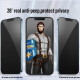 Захисне 2.5D скло Blueo Full Cover Anti-Peep для Apple iPhone 15 Pro  Чорний