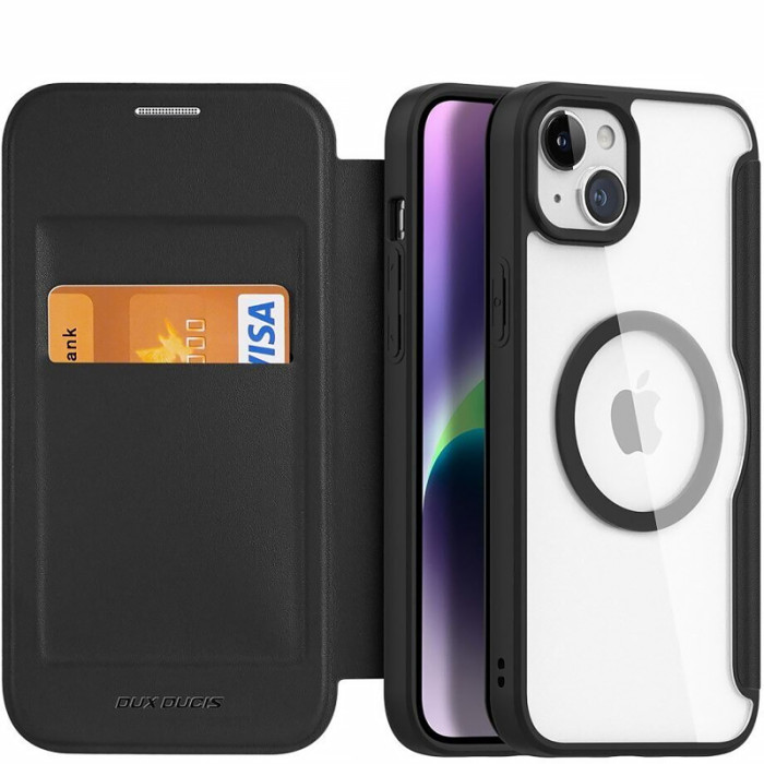 Чохол-книжка Dux Ducis Skin X Pro з Magnetic Fit для Apple iPhone 15  Black