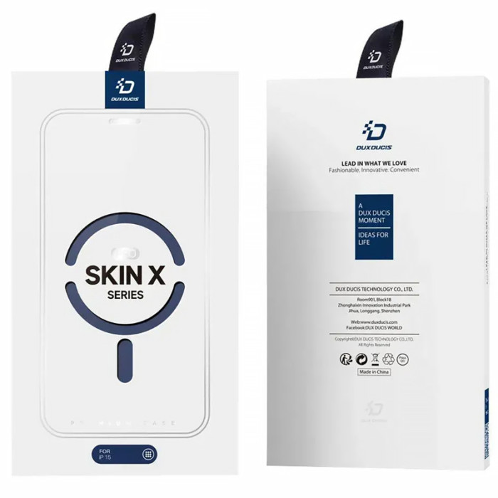 Чохол-книжка Dux Ducis Skin X Pro з Magnetic Fit для Apple iPhone 15  Black