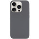 Чохол Silicone Case Full Protective (AA) NO LOGO для Apple iPhone 16 Pro (6.3') Сірий/Dark Gray