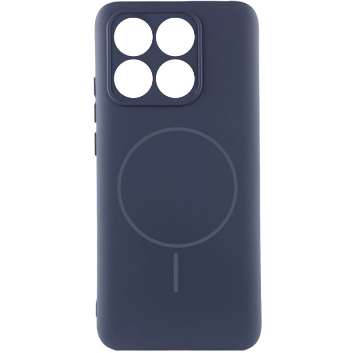 Чохол Silicone Cover Lakshmi Full Camera (AA) з Magnetic Fit для Motorola Edge 70 Темно-синій/Midnight blue
