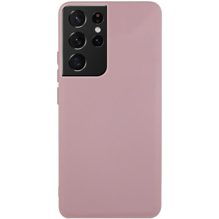 Чохол Silicone Cover Ummi Lakshmi (AA) для Samsung Galaxy S21 Ultra Рожевий/Pink Sand