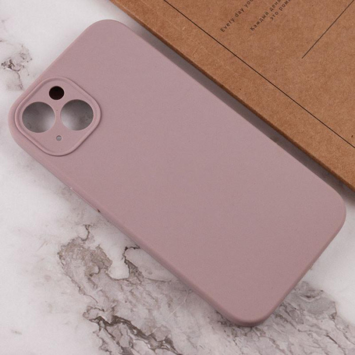 Чохол Silk Full Camera Protective (AA) NO LOGO для Apple iPhone 13  Сірий/Lavender
