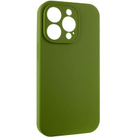 Чохол Silk Full Camera Protective (AA) NO LOGO для Apple iPhone 14 Pro  Зелений/Dark Olive