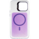 Чохол TPU+PC Jewel Sparkle з Magnetic Fit для Apple iPhone 15 Pro  Lavender Glitter