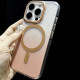 Чохол TPU+PC Shadow with MagSafe для Apple iPhone 15 Pro  Quicksand gold