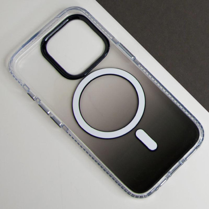 Чохол TPU+PC Shadow with MagSafe для Apple iPhone 15  Black