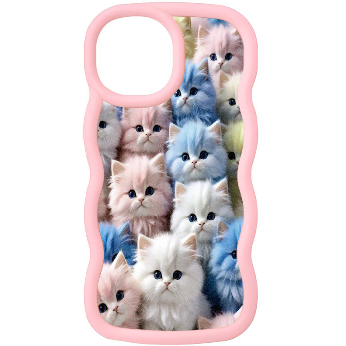 Чохол TPU Cloudy Pictures для Apple iPhone 15 Pro  Kittens
