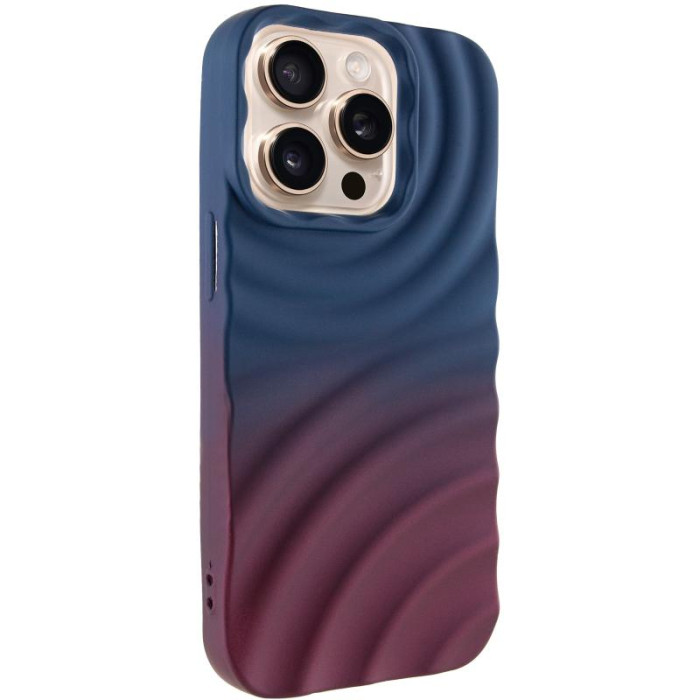 Чохол TPU ColorWave для Apple iPhone 14 Pro  Navy Blue/Plum