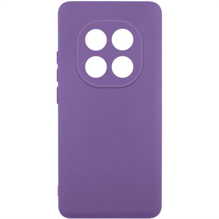 Чохол TPU GETMAN Liquid Silk Full Camera для Xiaomi Redmi Note 14 Pro 4G Фіолетовий/Amethyst