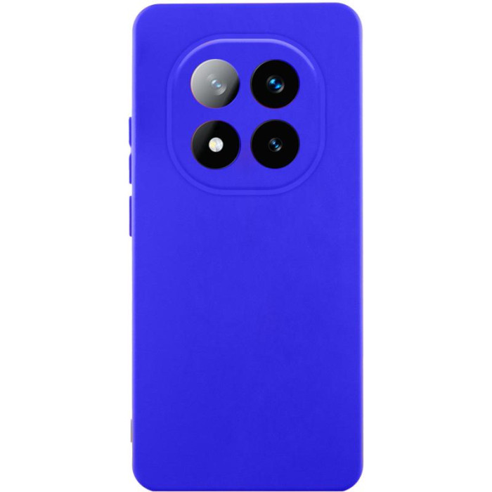 Чохол TPU GETMAN Liquid Silk Full Camera для Xiaomi Redmi Note 14 Pro+ 5G Блакитний/Blue