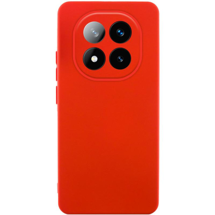 Чохол TPU GETMAN Liquid Silk Full Camera для Xiaomi Redmi Note 14 Pro+ 5G Червоний/Red