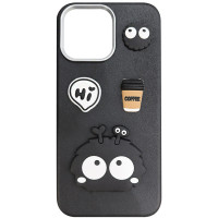 Чохол TPU Leather Toys для Apple iPhone 15 Pro  Monster/Black  (ITS-L-00000078579_5)