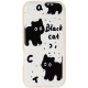Чохол TPU Panel Stand для Apple iPhone 16 Pro Max (6.9') Black Cat