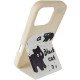 Чохол TPU Panel Stand для Apple iPhone 16 Pro Max (6.9') Black Cat