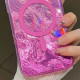 Чохол TPU Shiny Mountain (MagFit) для Apple iPhone 16e  Pink