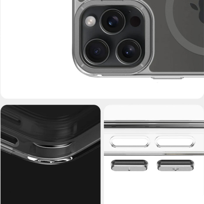 Чохол TPU Space Case Apex with MagSafe для Apple iPhone 16 Pro Max (6.9') Grey