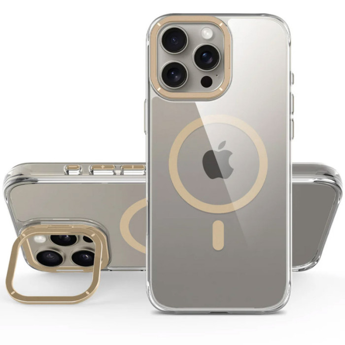 Чохол TPU Space Case Apex з Magnetic Fit для Apple iPhone 16 Pro (6.3') Gold