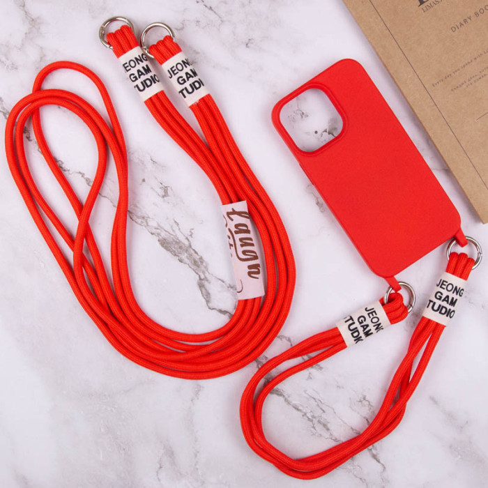 Чохол TPU two straps California для Apple iPhone 13 Pro Max Червоний