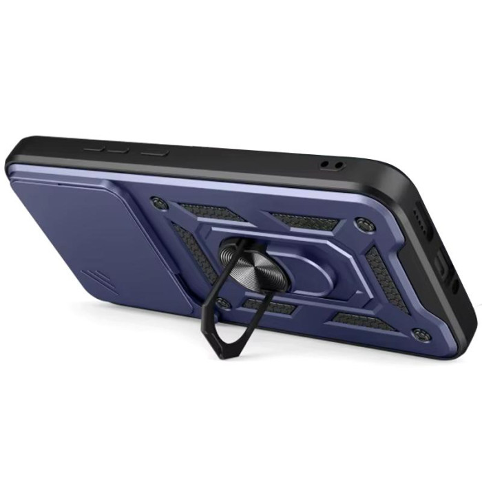 Чохол Ummi Camshield Serge Ring для Xiaomi 15T Pro Синій/Navy